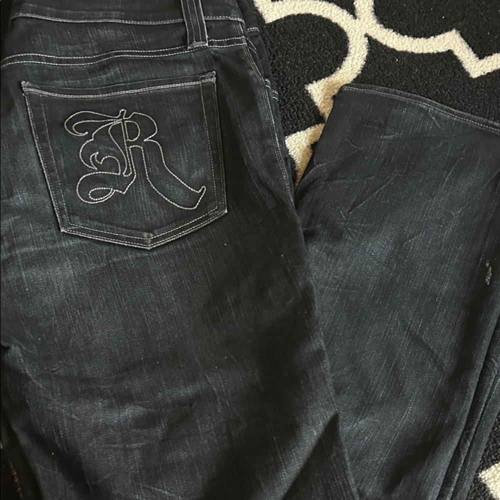Rock & Republic Black Straight Jeans